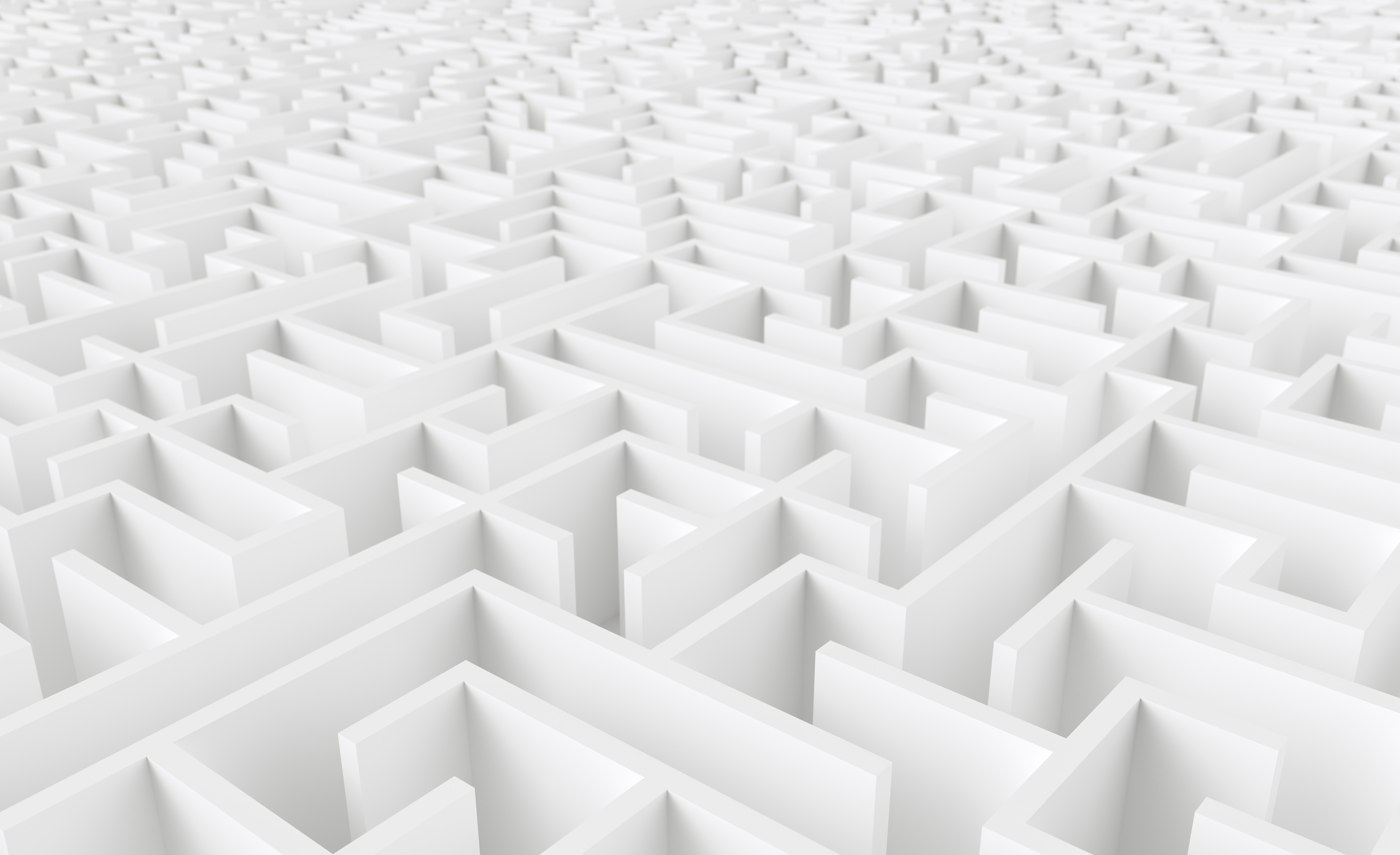 White Endless Maze